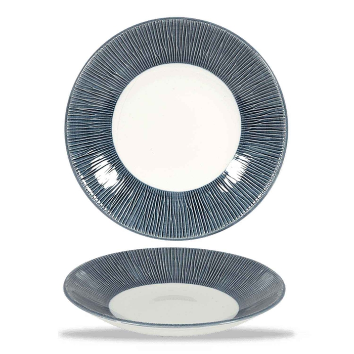 BAMBOO MIST DEEP COUPE PLATE 25.5CM  - CHURCHILL - 5034414411867