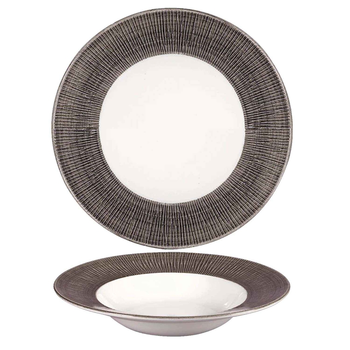 BAMBOO DUSK BLACK PRATO PASTA 24CM - CHURCHILL - 5034414412116