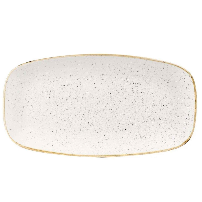STONECAST BARLEY WHITE TRAVESSA CHEFS OBLONG - CHURCHILL - 5034414419542