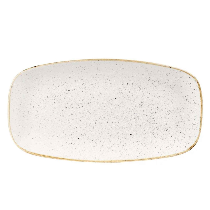 STONECAST BARLEY WHITE CHEFS OBLONG PLATTER - CHURCHILL - 5034414419559