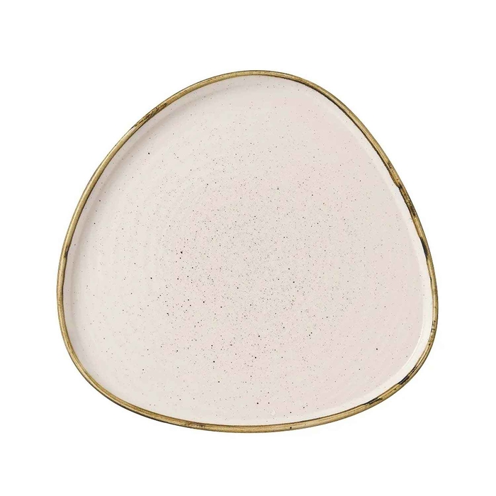 STONECAST BARLEY WHITE PRATO TRIANGULAR 26CM - CHURCHILL - 5034414455946