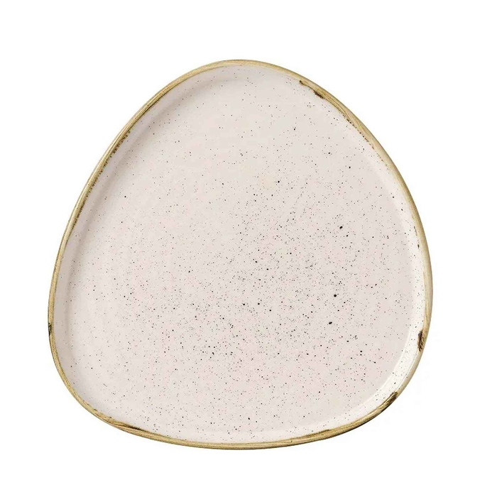 STONECAST BARLEY WHITE PRATO TRIANGULAR 20CM - CHURCHILL - 5034414455953
