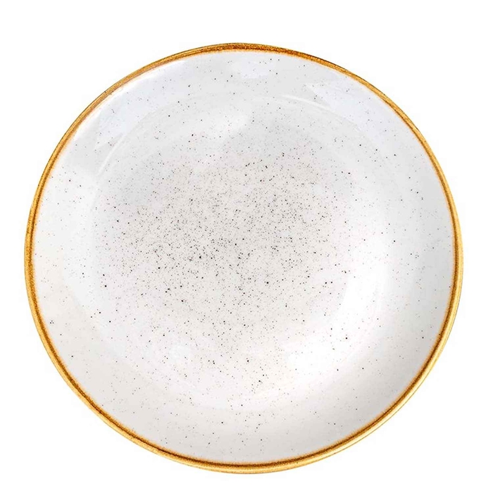 STONECAST BARLEY WHITE COUPE PLATE 16.5CM - CHURCHILL - 5034414375060
