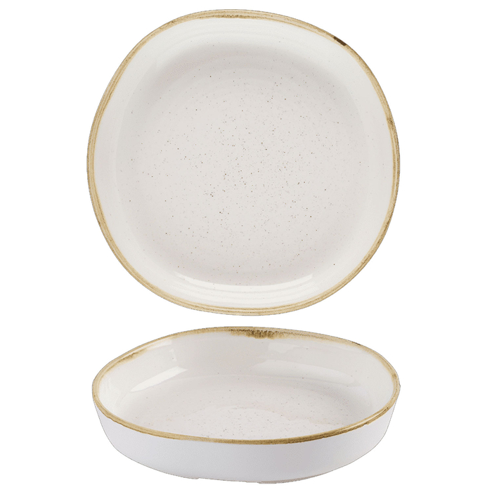 TAÇA Ø23.5XH4.5CM STONECAST BRANCO SWHSWOB21 - CHURCHILL - 5034414475920