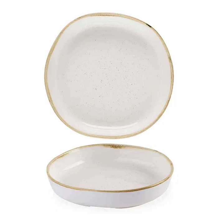 TAÇA Ø20XH4.5CM STONECAST BRANCO SWHSWOB11 - CHURCHILL - 5034414475937