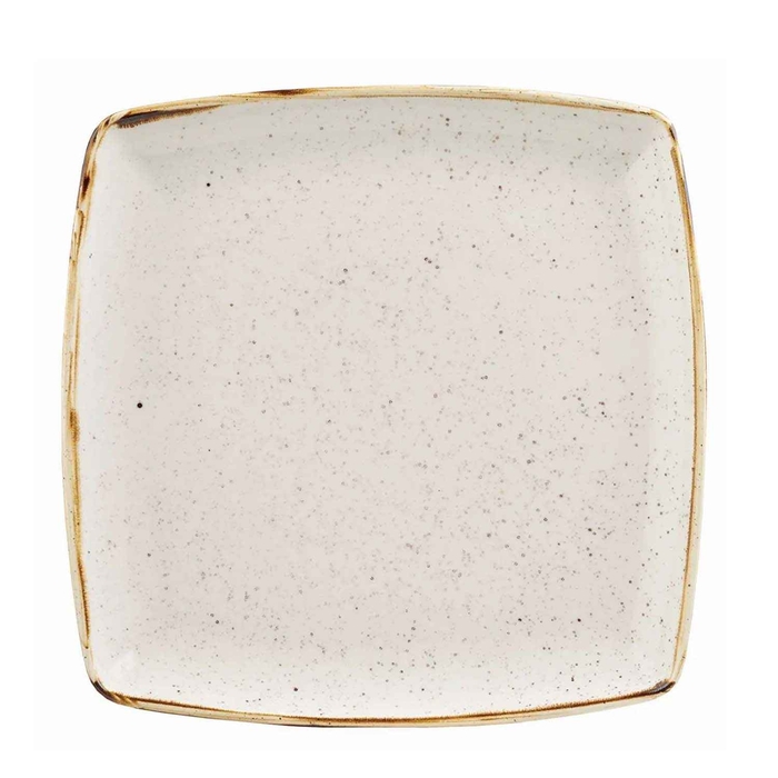 STONECAST BARLEY WHITE PRATO QUADRADO 26.8CM - CHURCHILL - 5034414374995
