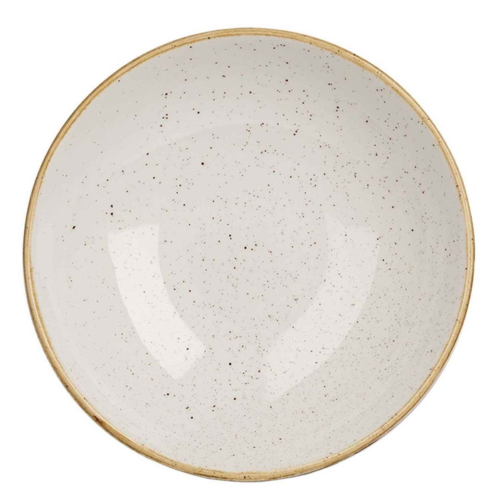 STONECAST BARLEY WHITE COUPE BOWL 18.2CM - CHURCHILL - 5034414374964
