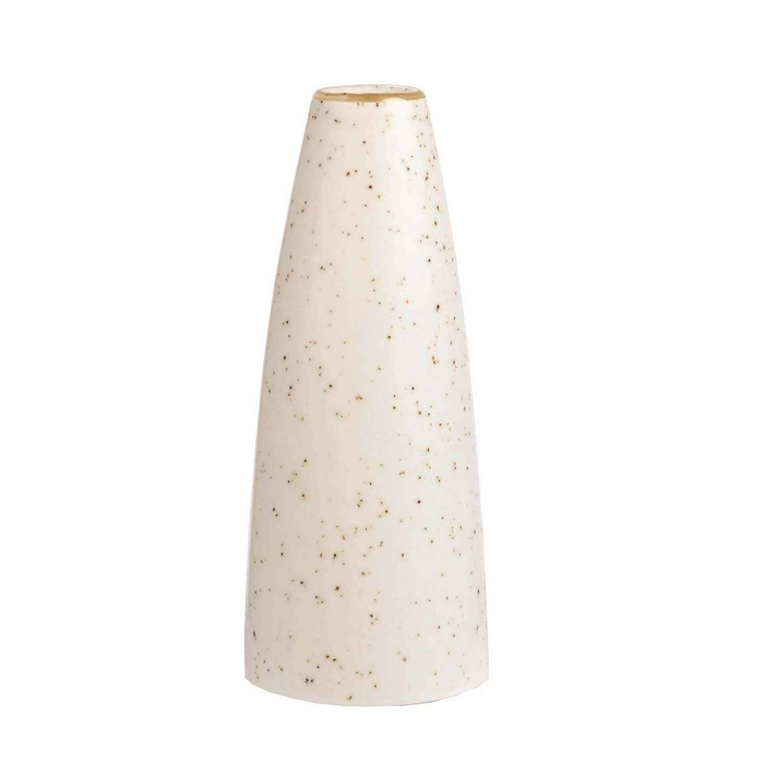 STONECAST BARLEY WHITE BUD VASE 12.7CM - CHURCHILL - 5034414374834