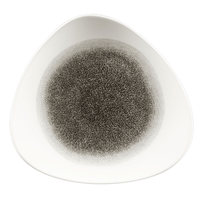 PRATO TRIANG 31.1CM S.P. RAKU QUARTZ BLACK RKBQTR121 - CHURCHILL - 5034414439182