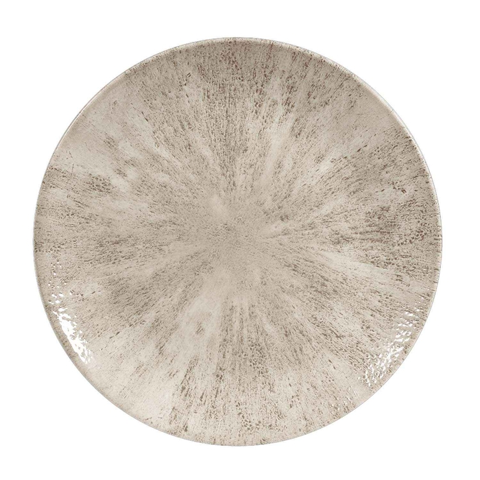 STUDIO PRINTS STONE AGATE GREY PLATE 26CM  - CHURCHILL - 5034414425895