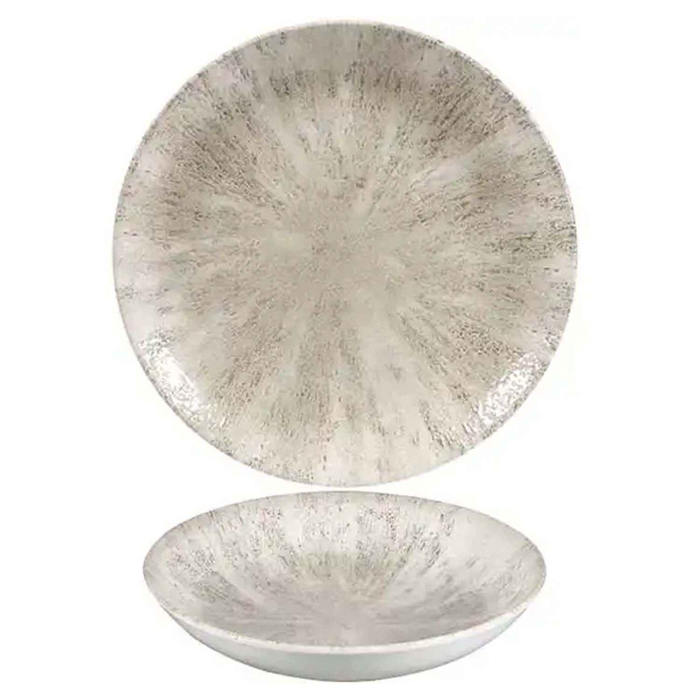 STUDIO PRINTS STONE AGATE GREY BOWL 18.2CM  - CHURCHILL - 5034414425871