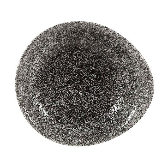 STUDIO PRINTS RAKU QUARTZ BLACK BOWL 18.5X16.8CM - CHURCHILL - 5034414428605