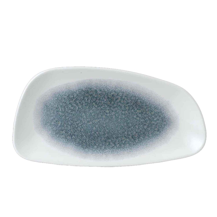 STUDIO PRINTS RAKU BLUE TRAY 30X15.5CM - CHURCHILL - 5034414436686