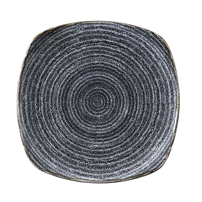 STUDIO PRINTS HOMESPUN CHARCOAL BLACK PRATO QUADRA - CHURCHILL - 5034414401073