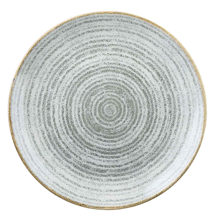 STUDIO PRINTS HOMESPUN STONE GREY PLATE ø26CM - CHURCHILL - 5034414397833