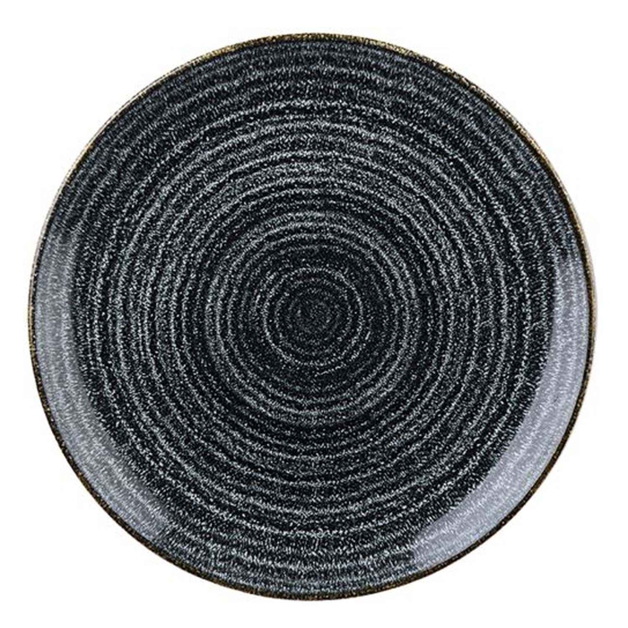 STUDIO PRINTS HOMESPUN CHARCOAL BLACK PRATO ø28.8 - CHURCHILL - 5034414397741