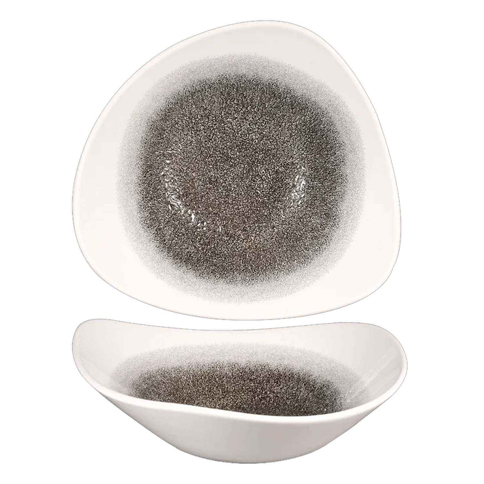 STUDIO PRINTS RAKU QUARTZ BLACK TAÇA TRIANG 23.5CM - CHURCHILL - 5034414410389