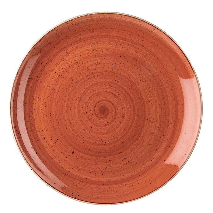 STONECAST SPICED ORANGE PRATO REDONDO ø28.8CM - CHURCHILL - 5034414382662