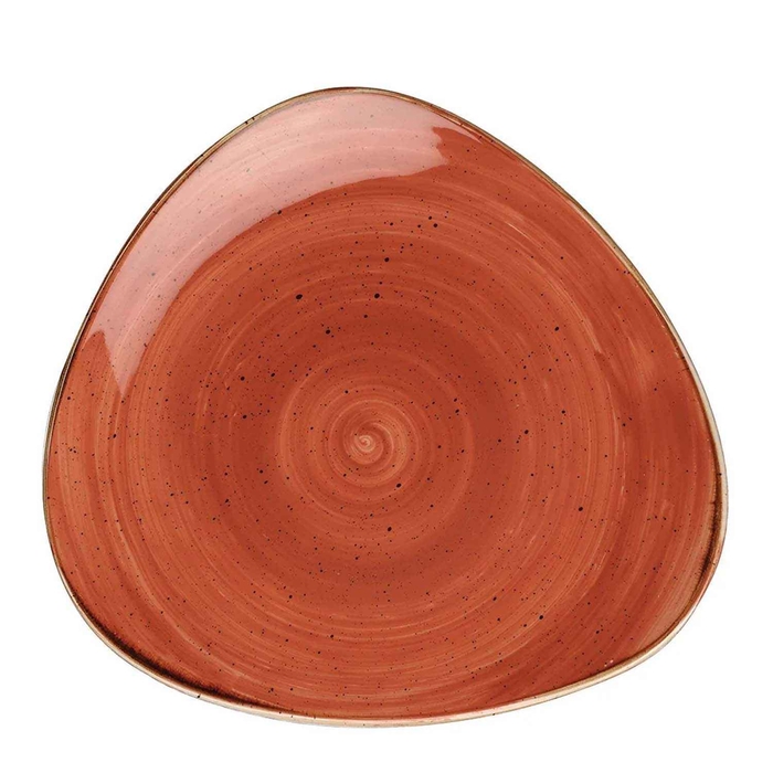 STONECAST SPICED ORANGE PRATO TRIANGULO 19.2CM - CHURCHILL - 5034414382594