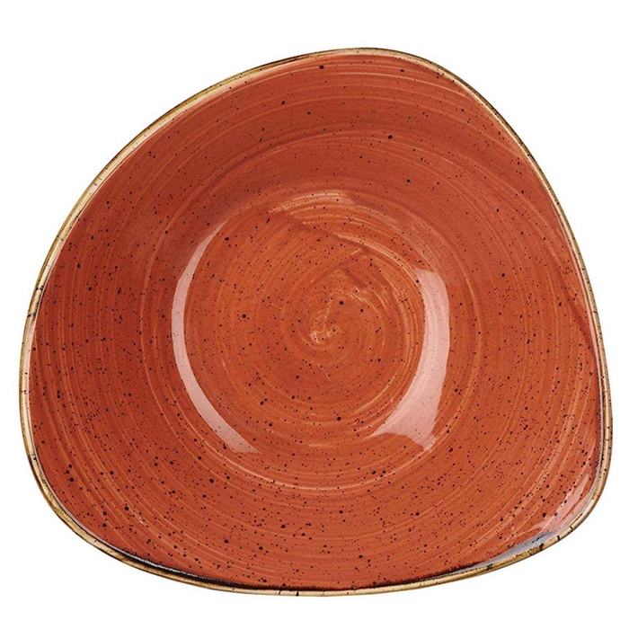 STONECAST SPICED ORANGE TAÇA TRIANGULO 18.5CM - CHURCHILL - 5034414382518