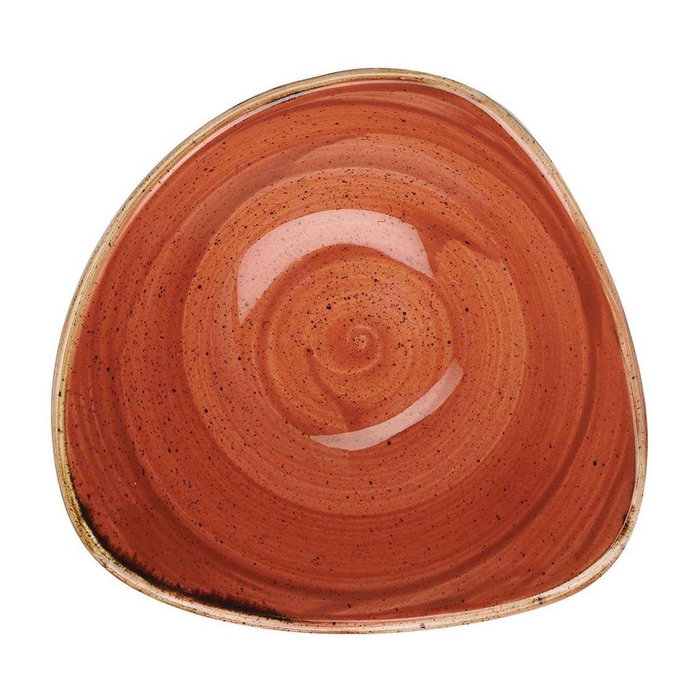 STONECAST SPICED ORANGE TAÇA TRIANGULO 15.3CM - CHURCHILL - 5034414382501