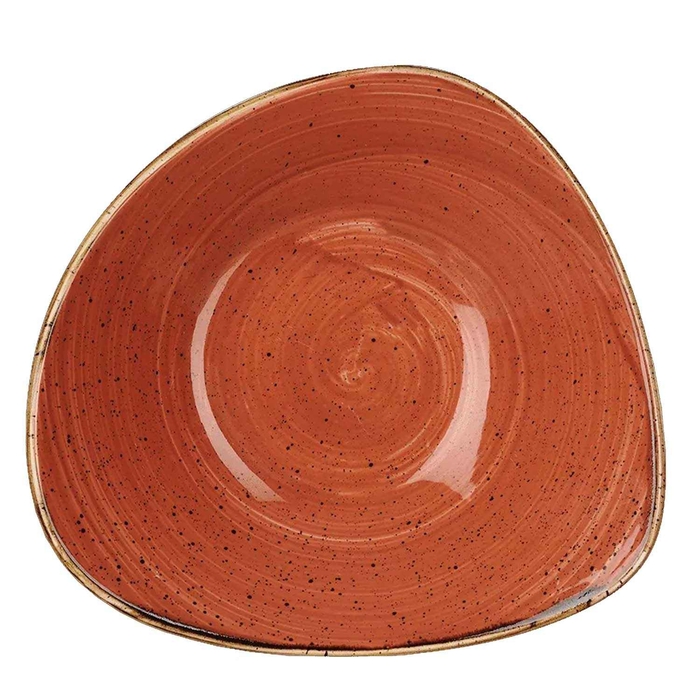 STONECAST SPICED ORANGE TAÇA TRIANGULO 23.5CM - CHURCHILL - 5034414382525