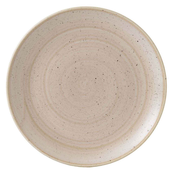 STONECAST NUTMEG CREAM PLATE ø28.8CM - CHURCHILL - 5034414403329