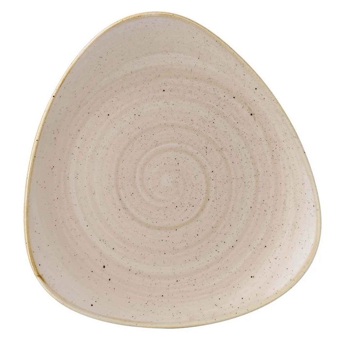 STONECAST NUTMEG CREAM PRATO TRIANGULO 22.9CM - CHURCHILL - 5034414403251