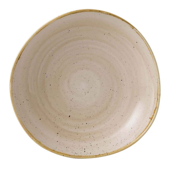 STONECAST NUTMEG CREAM ORGANIC BOWL 25.3CM - CHURCHILL - 5034414403152