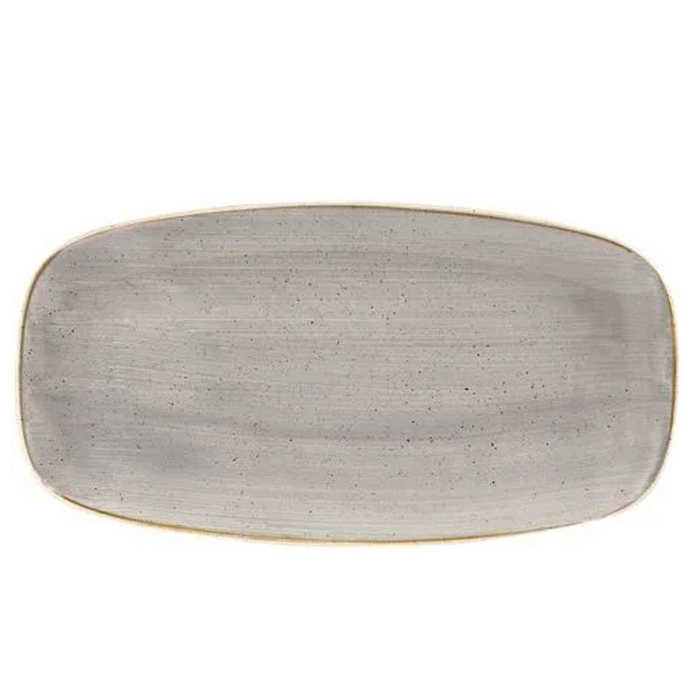 PRATO OBLONG 26.9x12.7CM STONECAST CINZ SPGSXO101 - CHURCHILL - 5034414419283