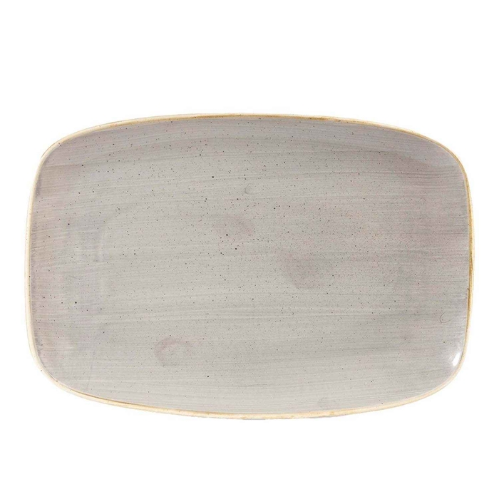 STONECAST PEPPERCORN GREY CHEFS OBLONG PLATTER - CHURCHILL - 5034414419207