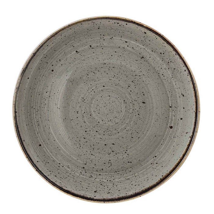 STONECAST PEPPERCORN GREY PRATO FUNDO ø24.8CM - CHURCHILL - 5034414382990