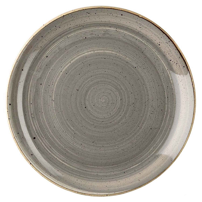 STONECAST PEPPERCORN GREY PRATO ø21.7CM - CHURCHILL - 5034414383096
