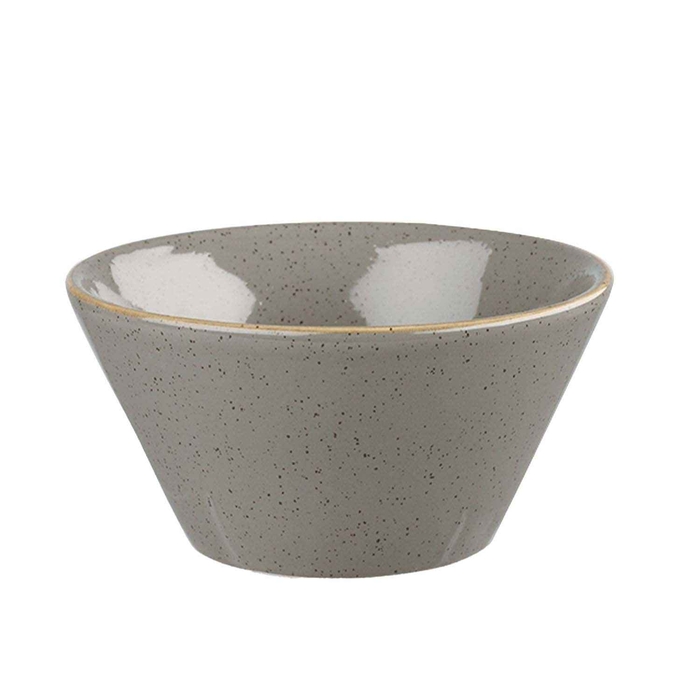 STONECAST PEPPERCORN GREY ZEST BOWL 34CL - CHURCHILL - 5034414383164