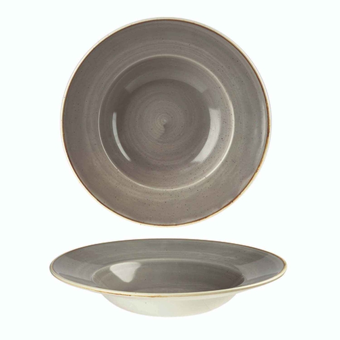 STONECAST PEPPERCORN GREY PRATO ABA LARGA ø28CM - CHURCHILL - 5034414393651