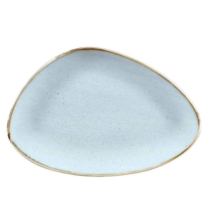 STONECAST DUCK EGG BLUE PRATO TRIANGULAR 30.4X20.5 - CHURCHILL - 5034414437720
