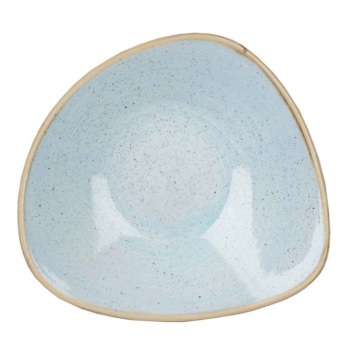 STONECAST DUCK EGG BLUE TAÇA TRIANGULO 18.5CM - CHURCHILL - 5034414372168