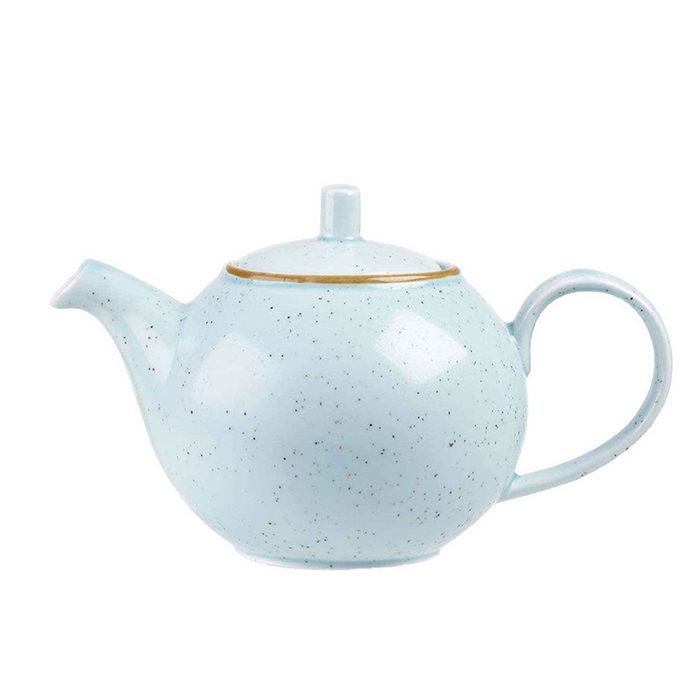STONECAST DUCK EGG BLUE BEVERAGE POT 42.6CL - CHURCHILL - 5034414372113