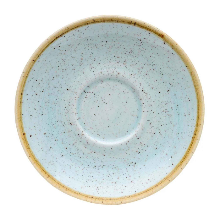 STONECAST DUCK EGG BLUE SAUCER ø15.6CM - CHURCHILL - 5034414372342