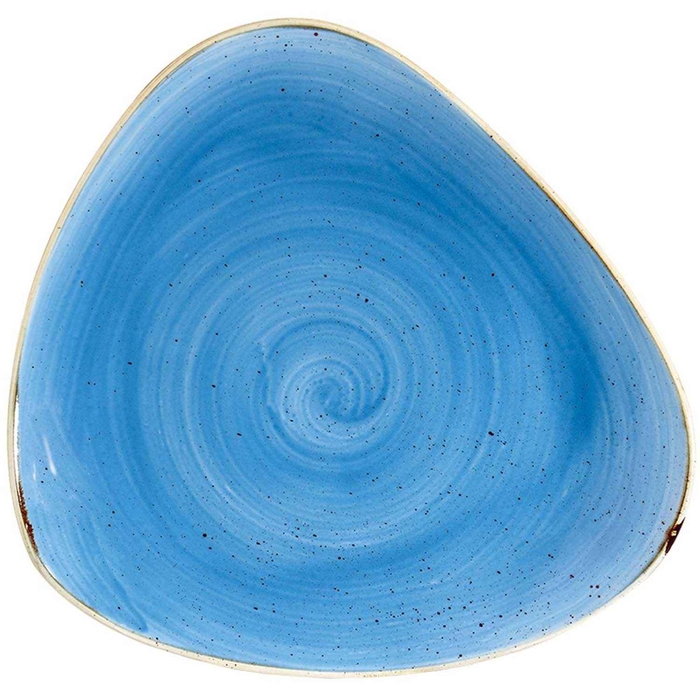 STONECAST CORNBLUE TRIANGLE PLATE 26.5CM SCFSTR101 - CHURCHILL - 5034414388473
