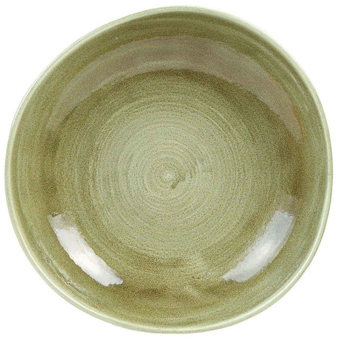 STONECAST PATINA BURNISHED GREEN TAÇA 25.3CM - CHURCHILL - 5034414407624
