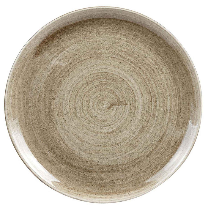 STONECAST PATINA ANTIQUE TAUPE PLATE ø32.4CM  - CHURCHILL - 5034414408218