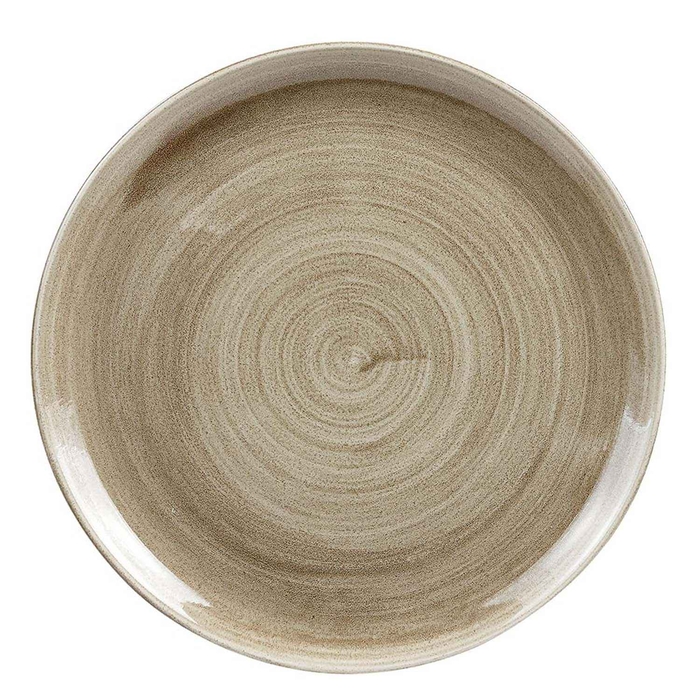 STONECAST PATINA ANTIQUE TAUPE PLATE ø28.8CM - CHURCHILL - 5034414408287
