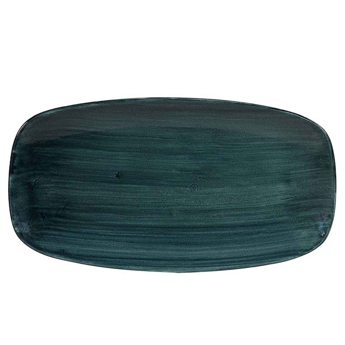 TRAVESSA 35.5X18.9CM ST PATI RUSTIC TEAL PATRXO141 - CHURCHILL - 5034414433029