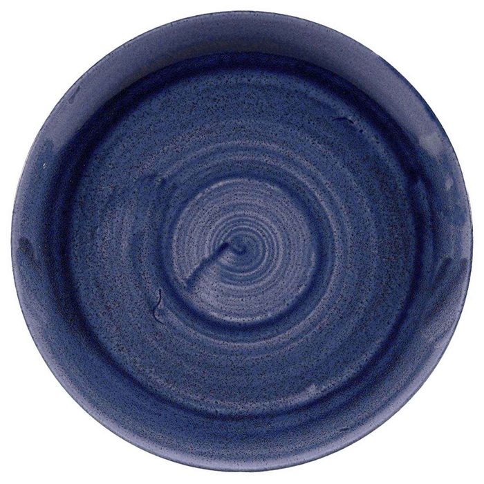 STONECAST PATINA COBALT BLUE PLATE 28.8CM - CHURCHILL - 5034414437768