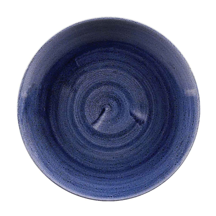 STONECAST PATINA COBALT BLUE PLATE 21.7CM - CHURCHILL - 5034414437805