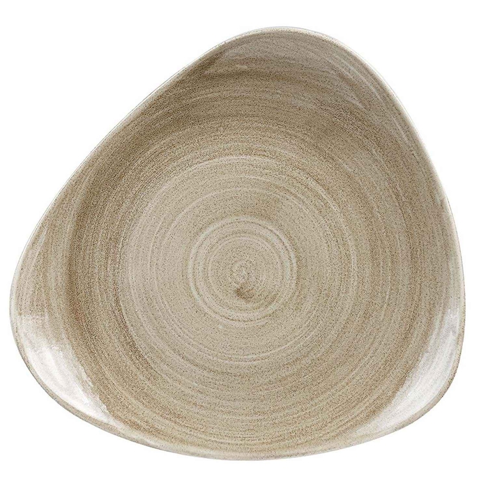 STONECAST PATINA ANTIQUE TAUPE TRIANGULO 22.9CM - CHURCHILL - 5034414408249