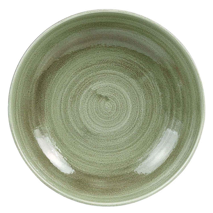 STONECAST PATINA BURNISHED GREEN COUPE BOWL ø24.8 - CHURCHILL - 5034414407549
