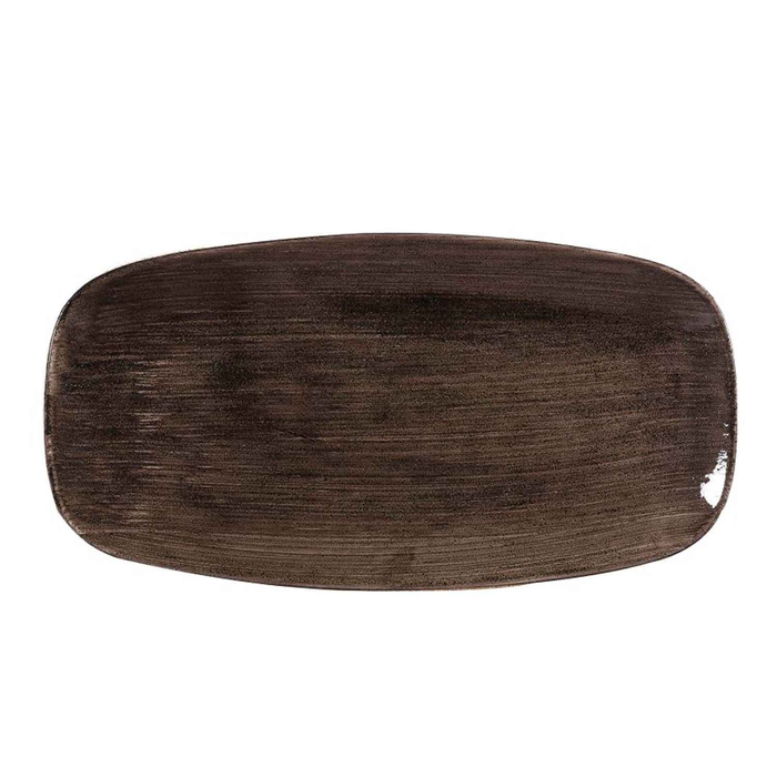 STONECAST PATINA IRON BLACK TRAY 29.8X15.3CM  - CHURCHILL - 5034414411355