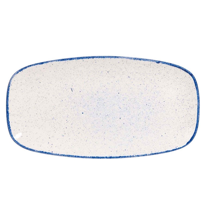 STONECAST HINTS INDIGO BLUE TRAVESSA 35.5X18.9CM - CHURCHILL - 5034414417081
